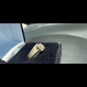 Diamond wedding set